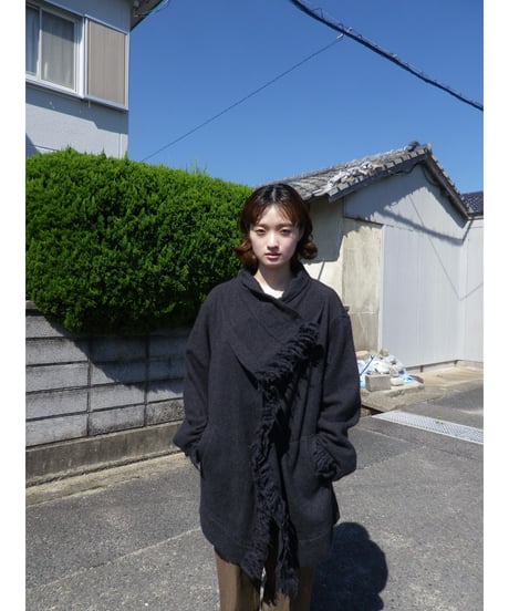 FRINGE HALF COAT