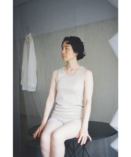 MASKER E / ORGANIC COTTON TANK TOP