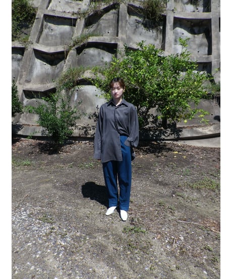 80S EU PLEATS WOOL PANTS