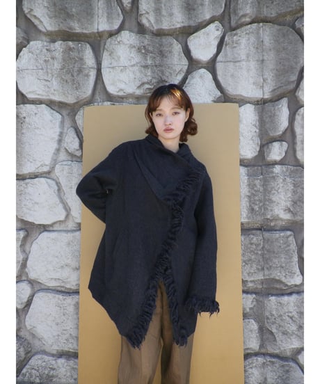 FRINGE HALF COAT