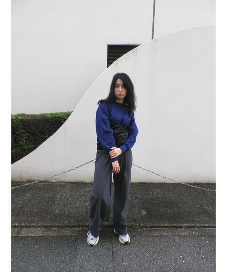 LOOK 08 ＿YUYU ＿ / SWEAT SHIRT / SKIRT