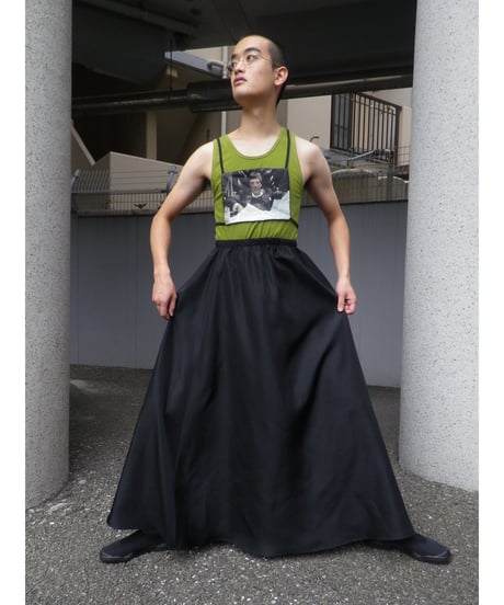 70S US FLARE LONG SKIRT