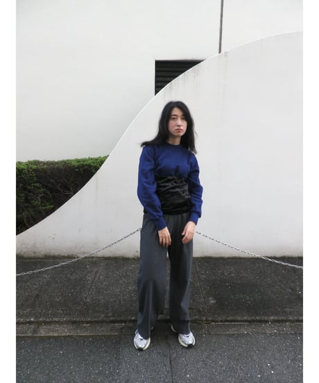 LOOK 08 ＿YUYU ＿ / SWEAT SHIRT / SKIRT