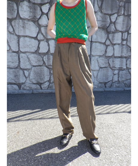 LINEN SLACKS
