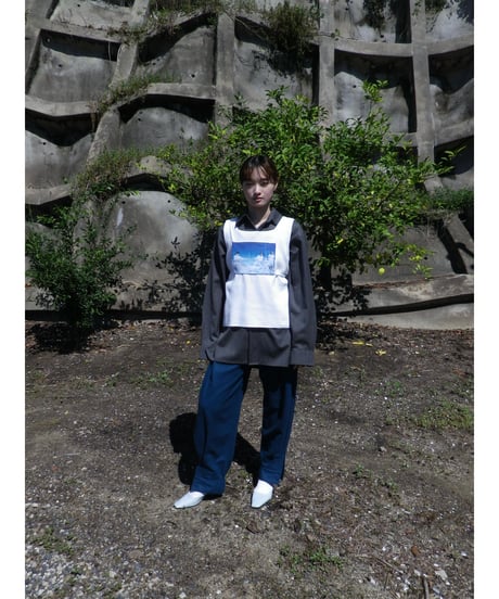 LOOK 01＿KAIRI ＿ / SHIRT / VEST / MB IDOUSHIKI PRINT