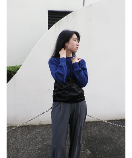 LOOK 08 ＿YUYU ＿ / SWEAT SHIRT / SKIRT