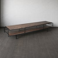 アイアンフレームのTVボードW180