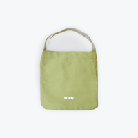 STUDY TOTE BAG (ARMY GREEN／BLACK)