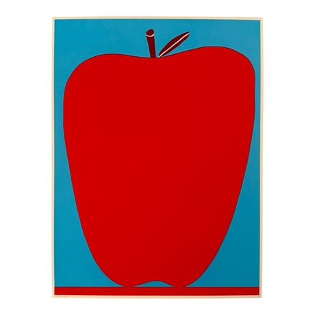 「APPLE」 silk screen print by Nathaniel Russell