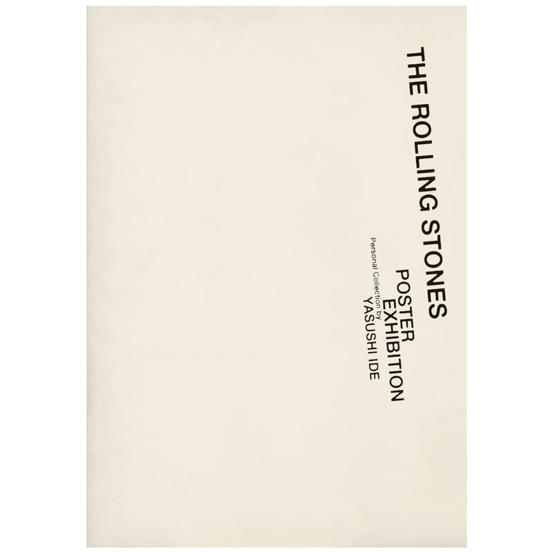 5/5まで！【公式】The Rolling Stones コラボポスター 7/4(土)-7/12(日) THE ROLLING STONES POSTER EXHIBI
