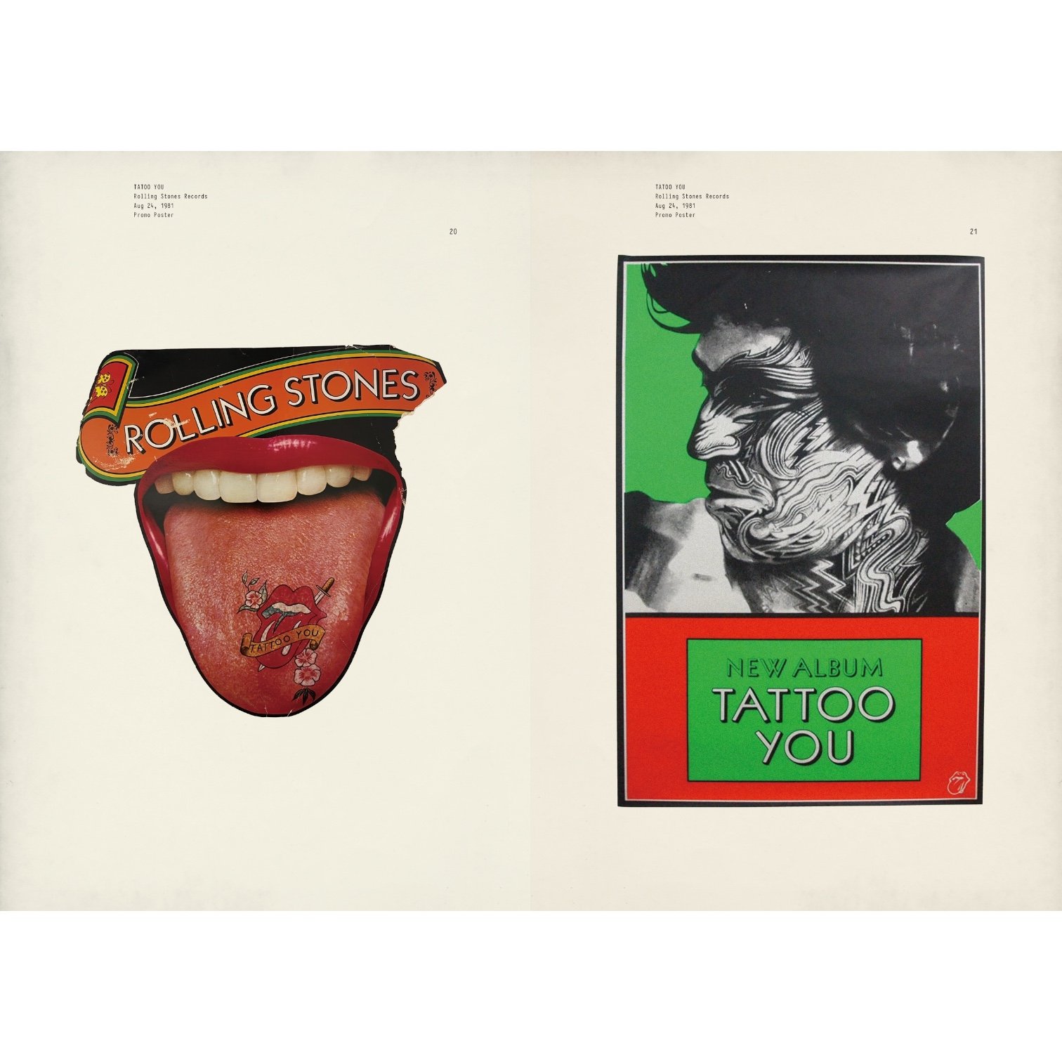 【公式】The Rolling Stones コラボポスター ZINE> THE ROLLING STONES POSTER EXHIBITION Lim
