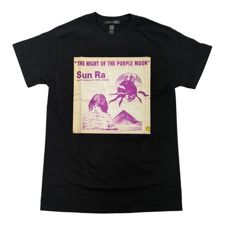 SUN RA_PURPLE NOON T-SHIRT (BLACK)