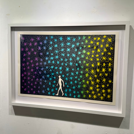 「LAVA」 silk screen print by Nathaniel Russell