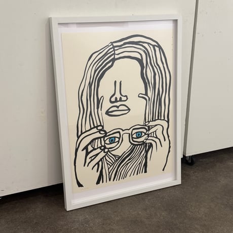 「NEW VISION」 silk screen print by Nathaniel Russell