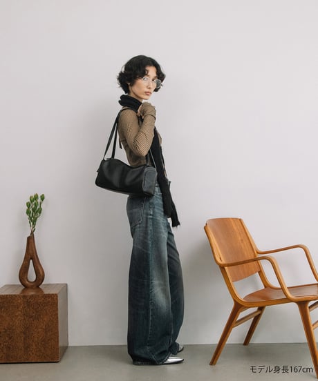 【B-26423】BEAURE COW LEATHER MINI SHOULDER BAG｜カウレザー ミニ ショルダーバッグ