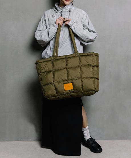 【B-26444】BEAURE QUILTED LARGE TOTE BAG｜キルティング ラージ トート バッグ