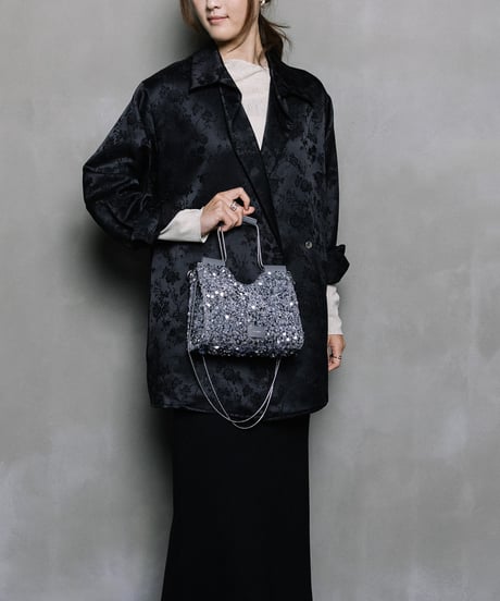 【B-26441】BEAURE SPARKLE 2WAY MINI SHOULDER BAG ｜スパンコール 2WAY ミニ ショルダーバッグ
