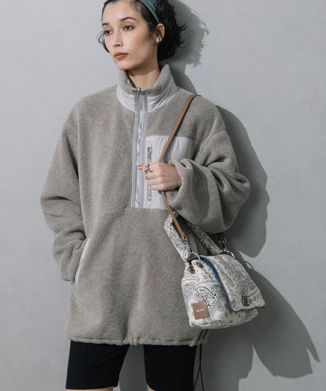 【B-26353】BEAURE ペイズリー柄 2WAYミニショルダー
