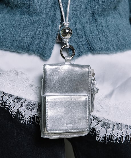 【B-26409】BEAURE MULTI FRAGMENT SHOULDER BAG｜マルチ フラグメント ショルダーバッグ