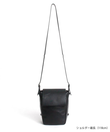 【B-26417】BEAURE FLAP COMPACT SHOULDER BAG｜フラップ コンパクト ショルダーバッグ