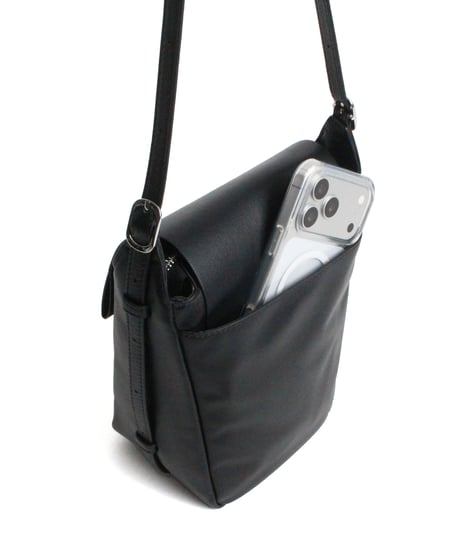 【B-26417】BEAURE FLAP COMPACT SHOULDER BAG｜フラップ コンパクト ショルダーバッグ