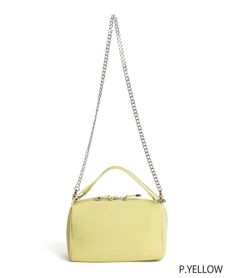 【B-26411】BEAURE Cow Leather 2WAY Chain Shoulder Bag｜カウレザー 2WAY チェーン ショルダーバッグ