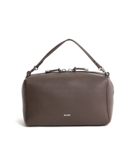 【B-26411】BEAURE Cow Leather 2WAY Chain Shoulder Bag｜カウレザー 2WAY チェーン ショルダーバッグ