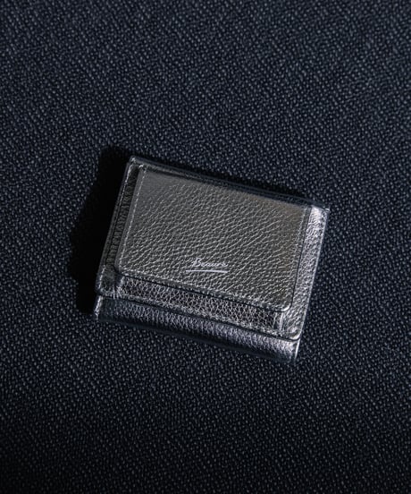 【B-26401】BEAURE COW LEATHER MINI WALLET｜カウレザー 三つ折り ミニ ウォレット