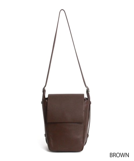 【B-26417】BEAURE FLAP COMPACT SHOULDER BAG｜フラップ コンパクト ショルダーバッグ