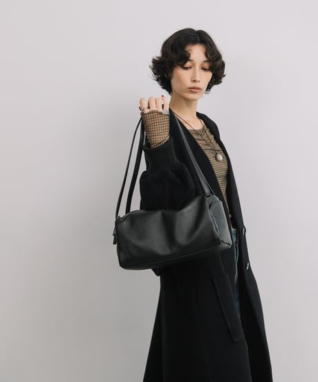 【B-26423】BEAURE COW LEATHER MINI SHOULDER BAG｜カウレザー ミニ ショルダーバッグ