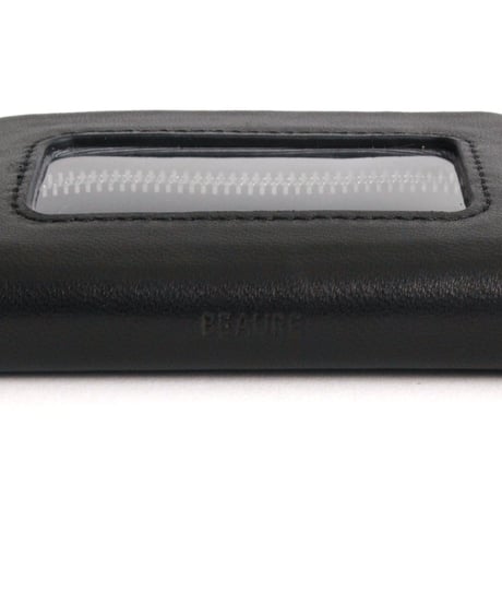【B-26301】BEAURE カウレザー MagSafe対応 ストラップ付き カウレザー カードケース