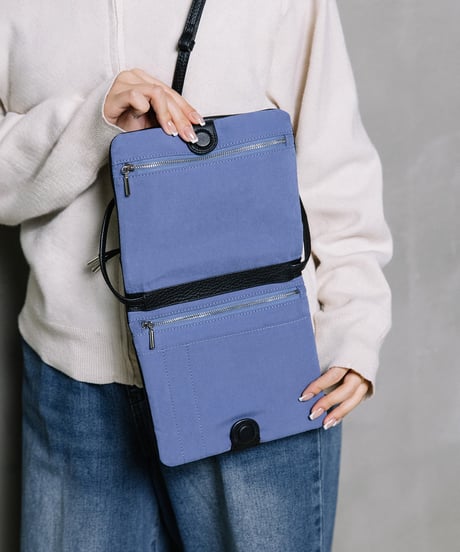 【B-26413】BEAURE MULTI POCKET MINI SHOULDER BAG｜マルチポケット ミニ ショルダーバッグ