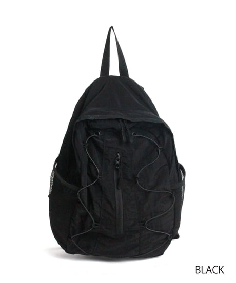 【B-26439】BEAURE NYLON DRAWSTRING BACKPACK｜ナイロン ドローストリング リュック