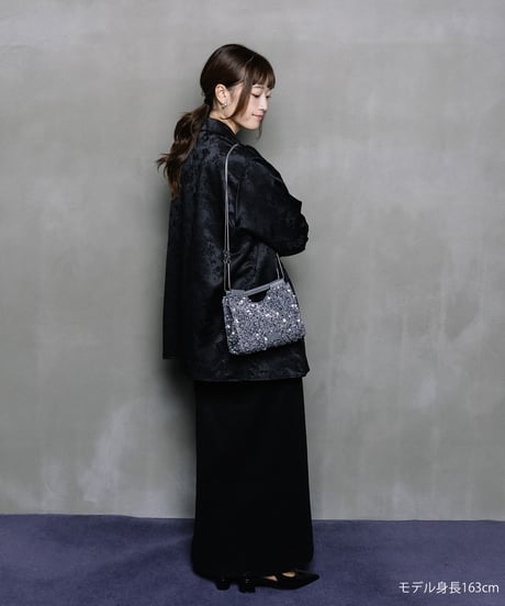 【B-26441】BEAURE SPARKLE 2WAY MINI SHOULDER BAG ｜スパンコール 2WAY ミニ ショルダーバッグ