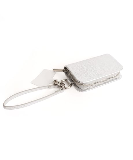 【B-26300】BEAURE  MagSafe対応 ストラップ付き カウレザー ミニウォレット