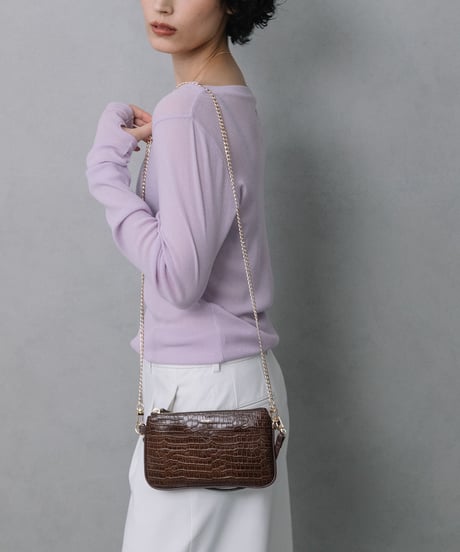 【B-25342】BEAURE Leather Mini Strap Bag