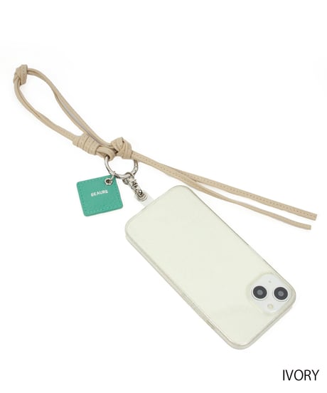 【B-25304】BEAURE Colored Leather Cord ストラップ