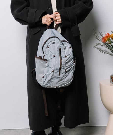【B-26439】BEAURE NYLON DRAWSTRING BACKPACK｜ナイロン ドローストリング リュック