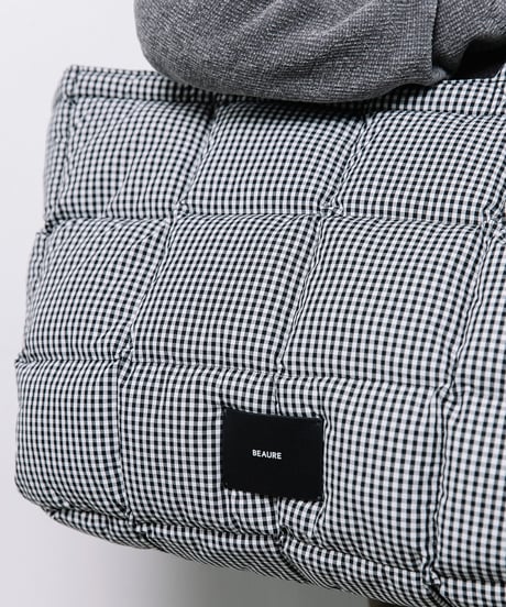 【B-26444】BEAURE QUILTED LARGE TOTE BAG｜キルティング ラージ トート バッグ