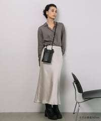 【B-26420】BEAURE COW LEATHER TALL SMARTPHONE SHOULDER BAG｜ カウレザー 縦型 スマホショルダー バッグ