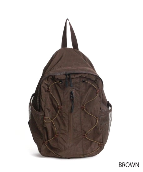 【B-26439】BEAURE NYLON DRAWSTRING BACKPACK｜ナイロン ドローストリング リュック