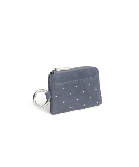 【B-26403】BEAURE Studs Suede Fragment Case｜スタッズ スエード フラグメントケース