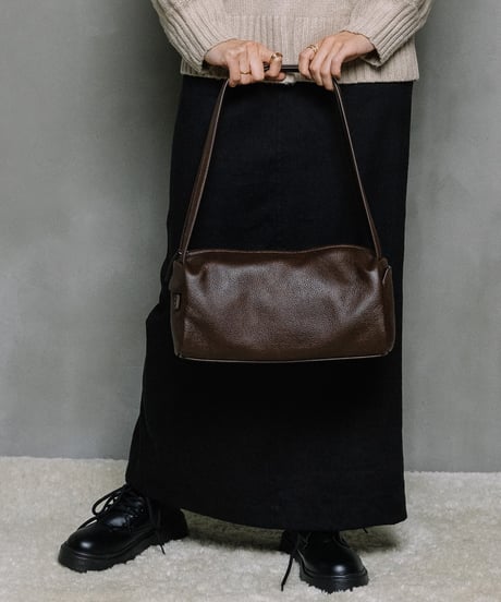 【B-26423】BEAURE COW LEATHER MINI SHOULDER BAG｜カウレザー ミニ ショルダーバッグ