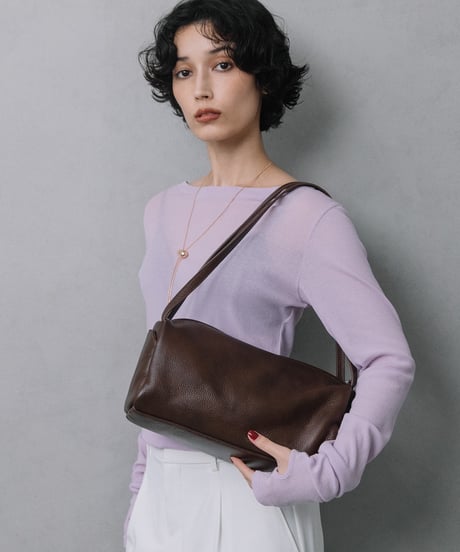 【B-26423】BEAURE COW LEATHER MINI SHOULDER BAG｜カウレザー ミニ ショルダーバッグ