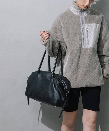 【B-26416】BEAURE Cow Leather Large Boston Bag｜カウレザー ラージ ボストンバッグ