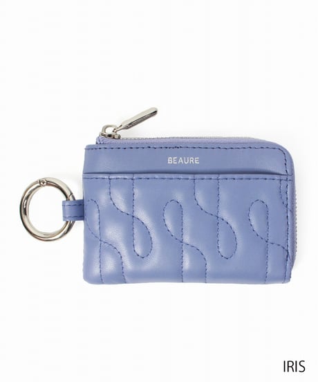 【B-25306】BEAURE Quilted Leather フラグメントケース