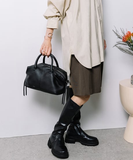 【B-26415】BEAURE COW LEATHER SOFT 2WAY BOSTON BAG｜カウレザー ソフト 2WAY ボストン バッグ