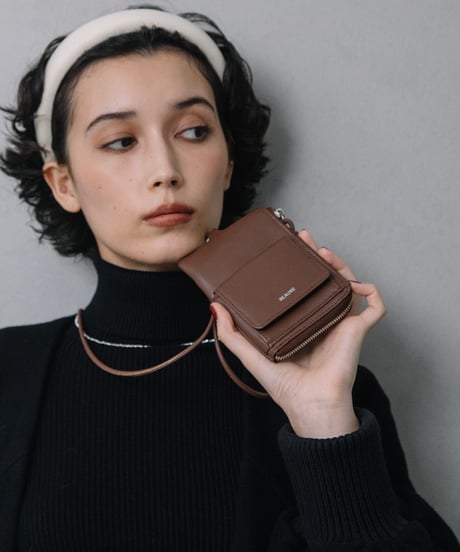 【B-26409】BEAURE MULTI FRAGMENT SHOULDER BAG｜マルチ フラグメント ショルダーバッグ