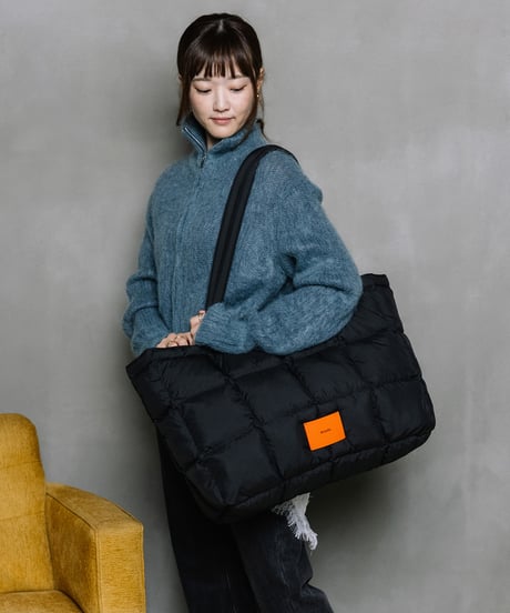 【B-26444】BEAURE QUILTED LARGE TOTE BAG｜キルティング ラージ トート バッグ