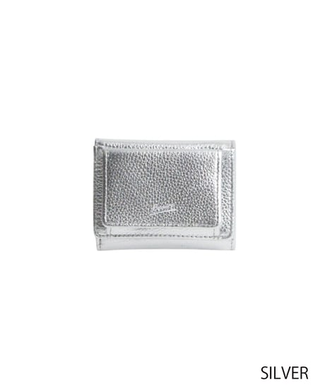 【B-26401】BEAURE COW LEATHER MINI WALLET｜カウレザー 三つ折り ミニ ウォレット